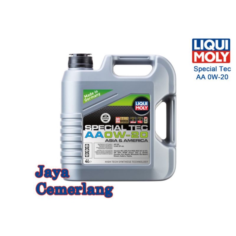 Liqui Moly Special Tec AA 0W-20 4L – Oli Mobil 9705