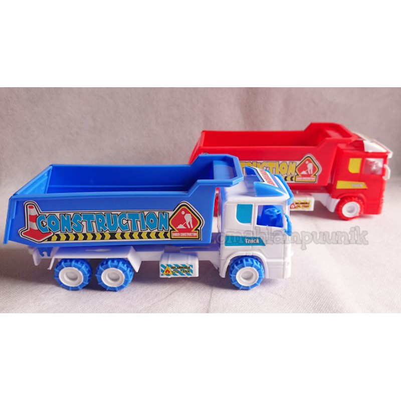 AJ Mainan Anak Truk Pasir Dump Truck/ Mainan Mobil Konstruksi Truk Jomplang ST 2023