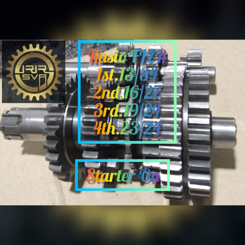 Gigi Rasio Gear Ratio Gir Rasio Yamaha F1ZR FIZR FORCE 1 racing drag touring anti ngedrop dan nafas 