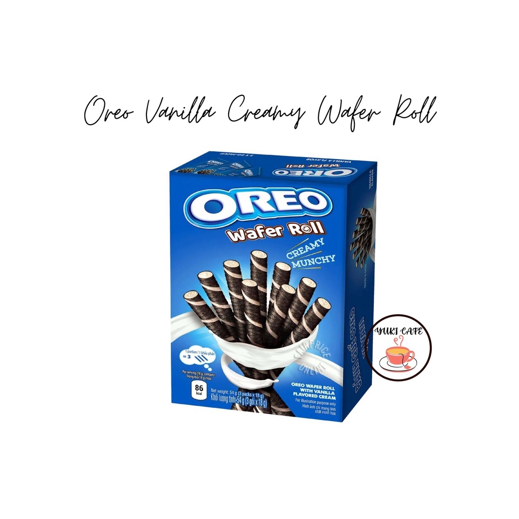 

COKELAT - OREO VANILLA CREAMY WAFER ROLL