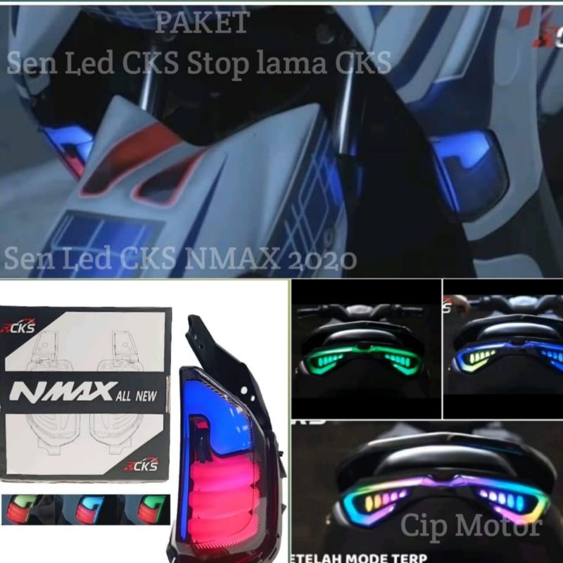 Paket Lampu Stop New Nmax CKS  Sen Led CkS 2020 V2 JPA BullAes CKS StopLamp New Nmax 2020 V2