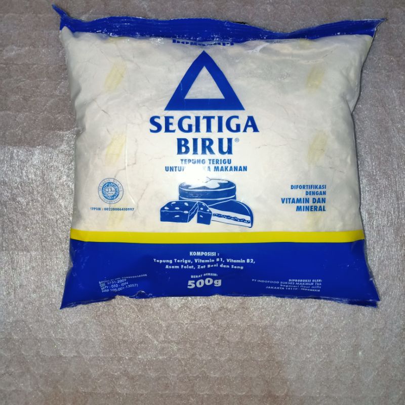 

BOGASARI SEGITIGA BIRU TEPUNG TERIGU SERBAGUNA UNTUK SEMUA MAKANAN 500g - Triple S Mart Online