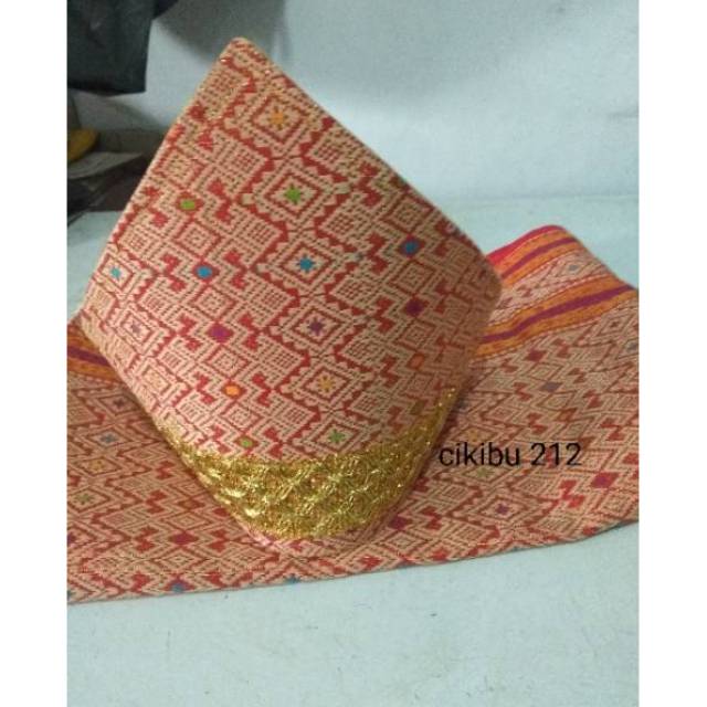 Topi Songket /segitiga/Sumatera