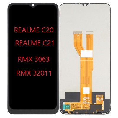 LCD REALME C20 / REALME C21 / RMX 3063 / RMX 32011 ~ FULLSET + TOUCHDSCREEN ~ KUALITAS ORIGINAL