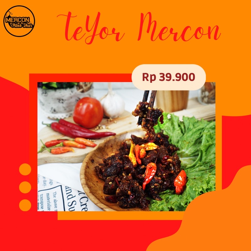 

Tetelan Koyor Mercon Extra Pedas Khas Mbok Dhar