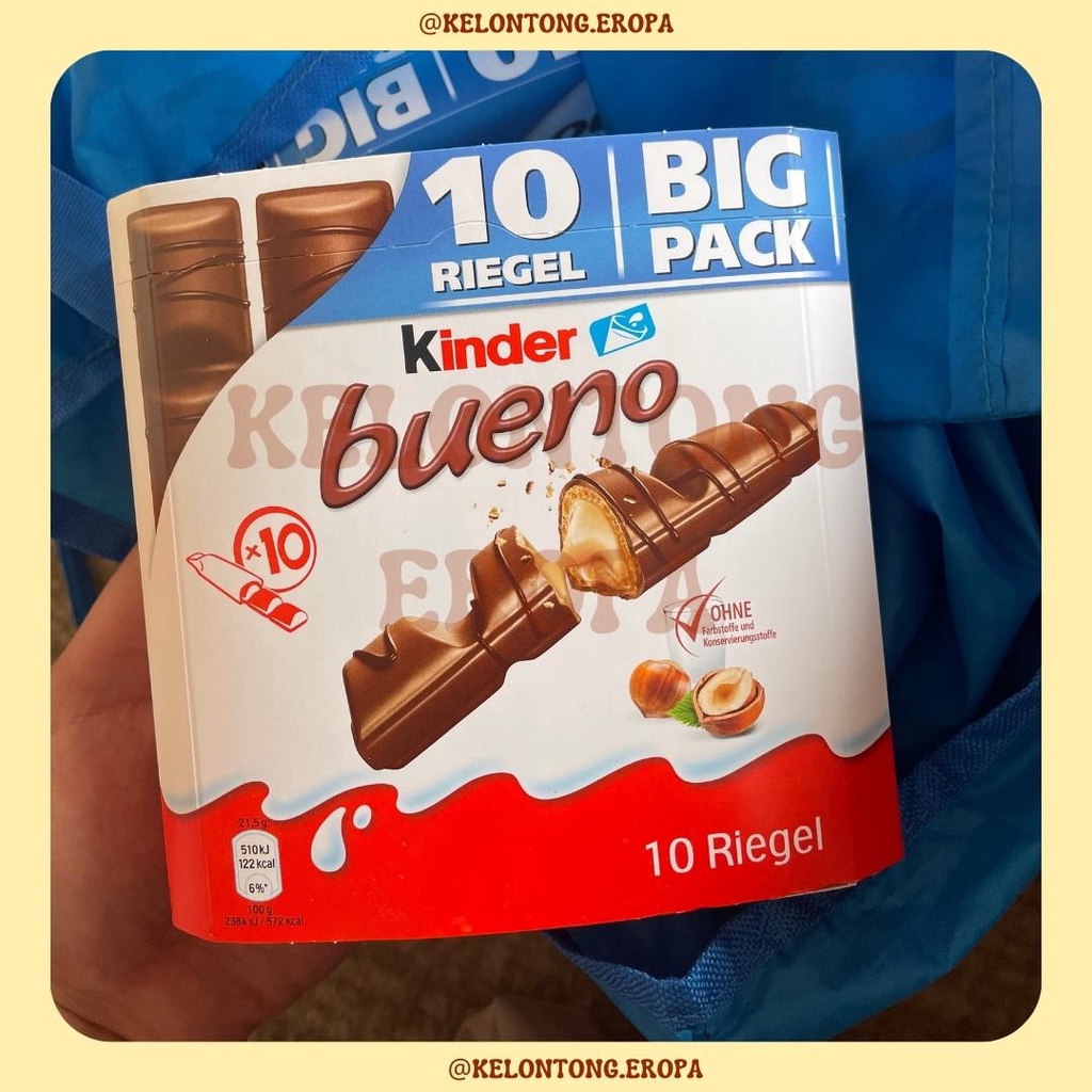 

[READY STOCK]Kinder Bueno Big Pack isi 10