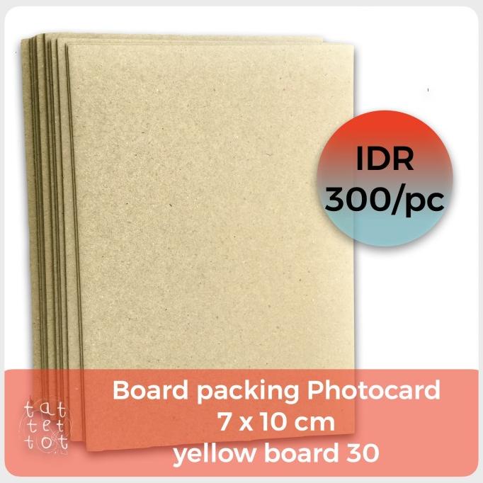 

PHOTOCARD PC BOARD PACKING 7 X 10 CM KPOP PC