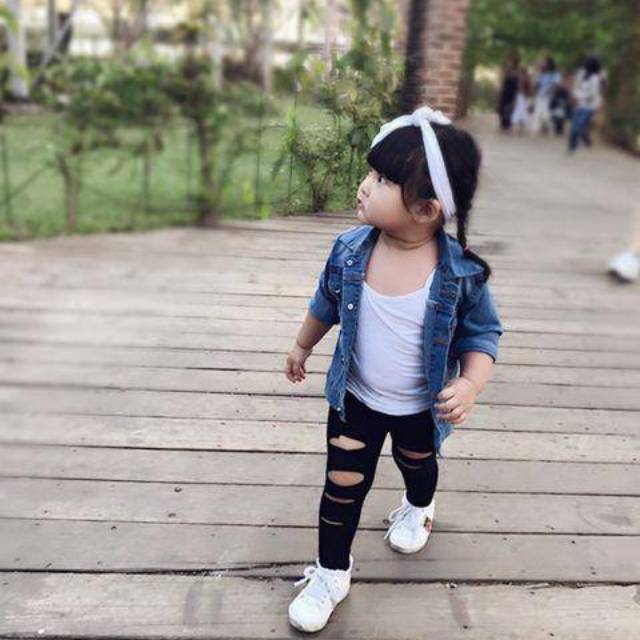 Jaket jeans anak (LED)