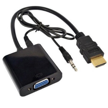 KABEL HDMI TO VGA + AUDIO