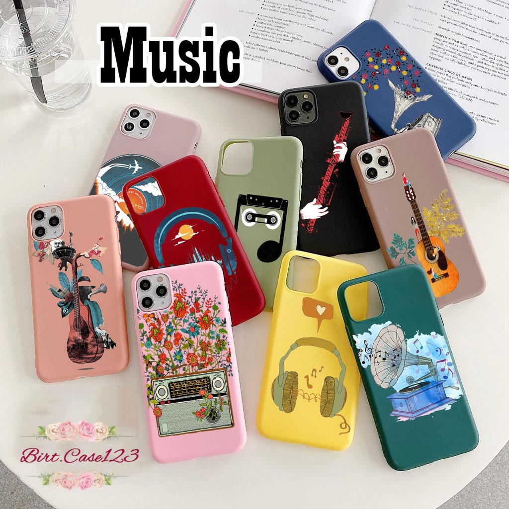 Softcase MUSIC Iphone 5 6 6g 6g+ 7g+ 8+ Xr X Xs Xs Max 11 Pro Pro Max 5.8 6.1 BC2881