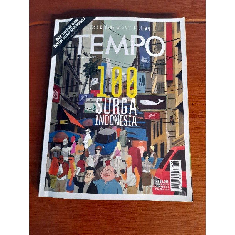 Majalah Mingguan Politik Tempo No.4238 Ed 18-24 NOVEMBER 2013 ( Bekas Original & Segel)