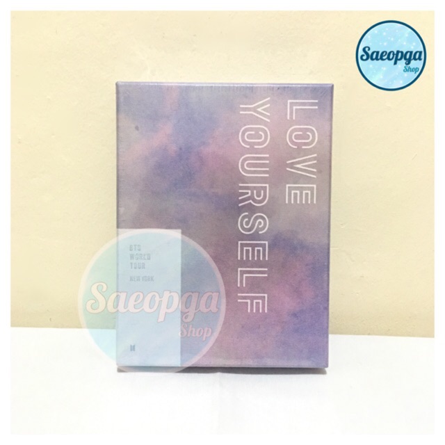 BTS - LY IN NEW YORK CONCERT DVD OFFICIAL MERCHANDISE ORIGINAL BIGHIT NEWYORK NY LOVE YOURSELF LY 7