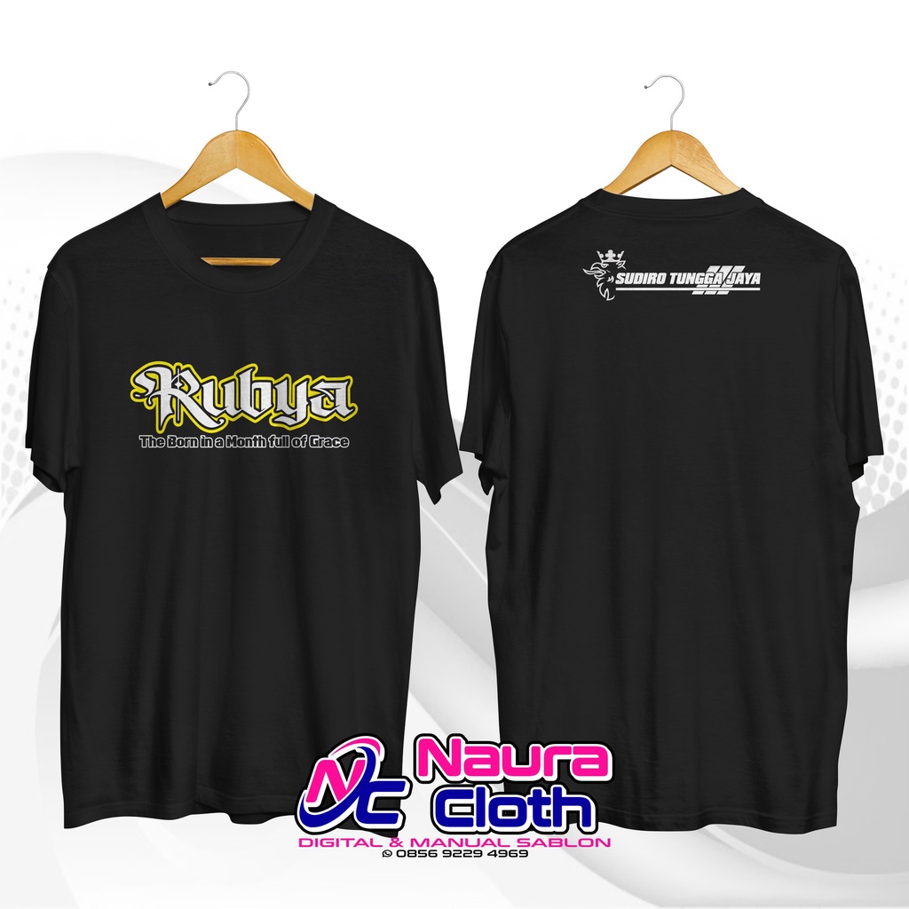 kaos baju stj rubya t-shirt busmania sudiro tungga jaya crew neck