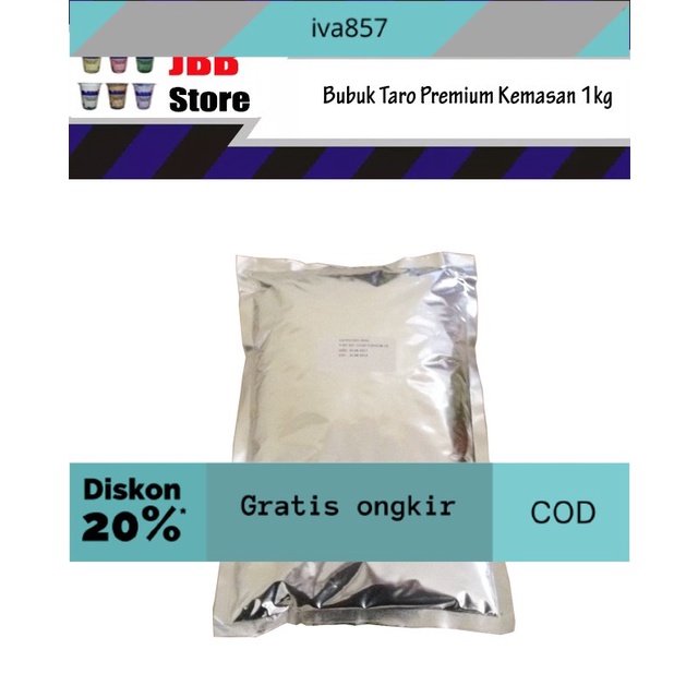 

PROMO Bubuk Taro Premium 1kg GRATIS ONGKIR