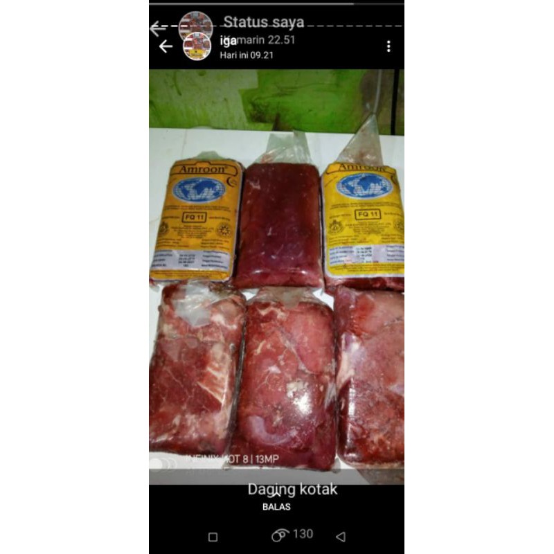 

daging semur 900 gram