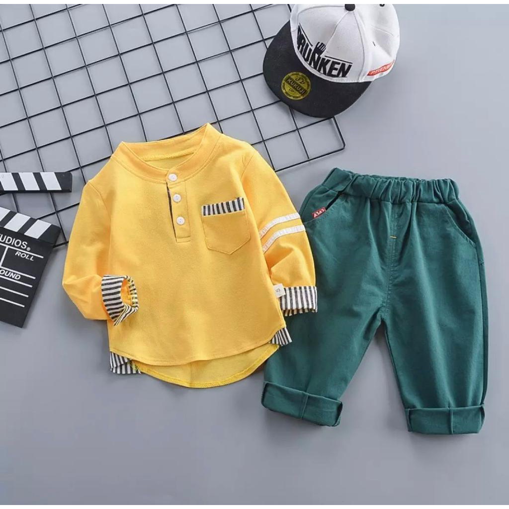 PAKAIAN ANAKSETELAN ANAK POLO KUNING SETELAN ANAK POLO PUTIH SETELAN POLO PUTIH SETELAN POLO KUNING PAKAIAN ANAK LAKI LAKI BAJU ANAK LAKI LAKI