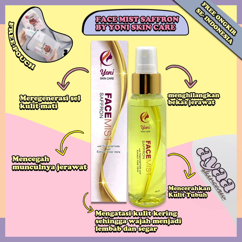 Facemist Yoni Air Saffron Yoniskincare - Facemist Yoni