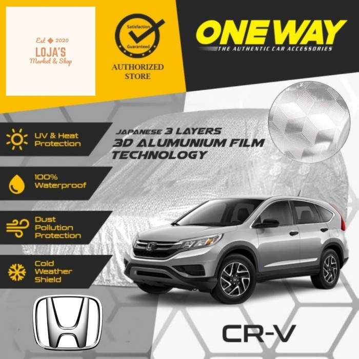 Cover Sarung Mobil Honda CRV Anti Air Waterproof 3 Lapis