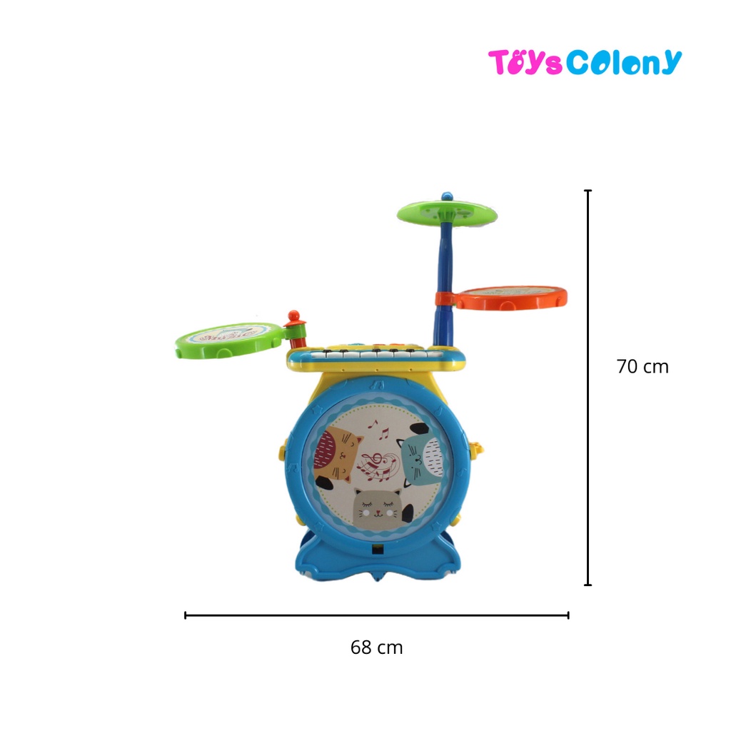 Baby Drum Set - Rock and Roll Drum Combination QF668