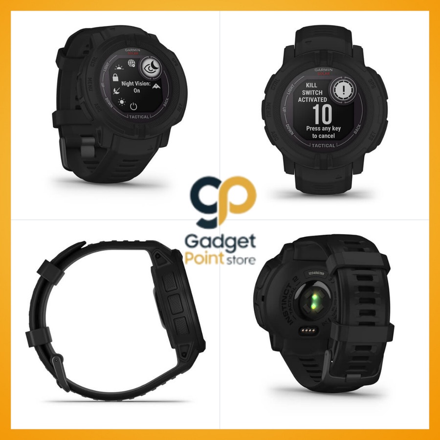 Sport Watch | Smart Watch Garmin Instinct 2 Solar Graphite SEA Solar edition 45mm - Garansi TAM 2 Tahun