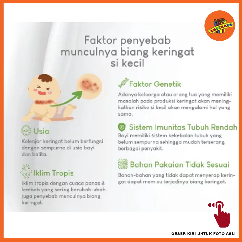 MAKASSAR! BAMBI BABY COMPACT POWDER PRICKLY HEAT 40GR - Bedak Bayi