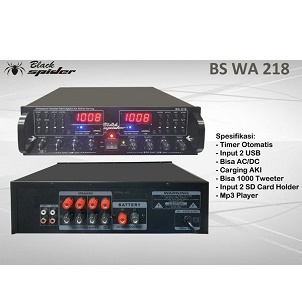 Ampli Walet Blackspider BS WA 218