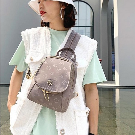 162043 Tas Punggung Cewek Ransel Wanita Nylon Import Backpack Cewe Nilon Impor (1 KG MUAT 4) LT2043