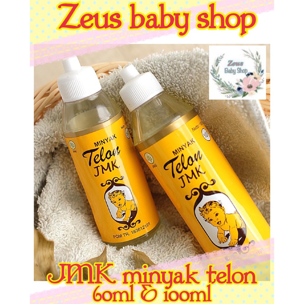 MINYAK TELON Bayi JMK 100ml 60ml ( ASLI Warisan Nyonya Meneer ) 100 / 60 ml - EXP DES 2023