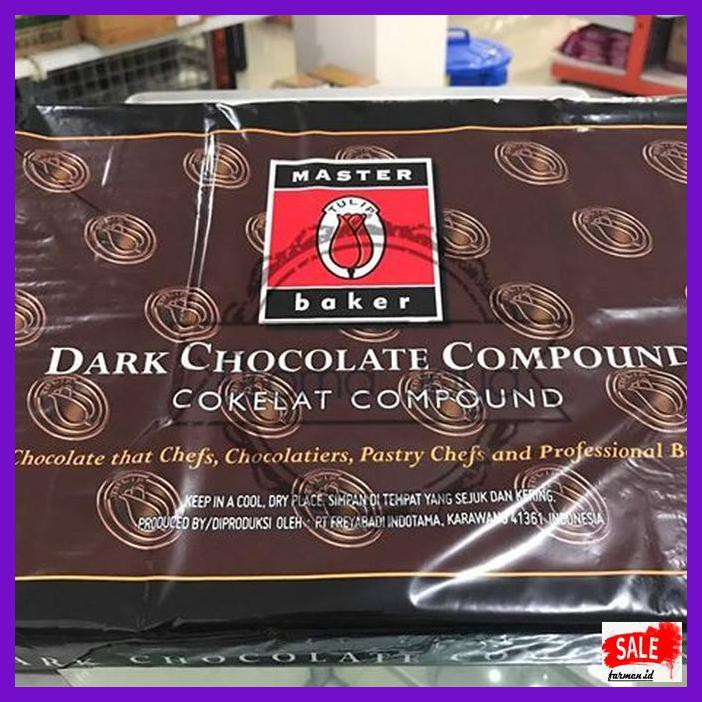 

SAKMACOKLAT- COKELAT DARK COMPOUND TULIP, COKLAT MASAK MASTER BAKER 5KG - DUS -MAKANAN-MINUMAN.