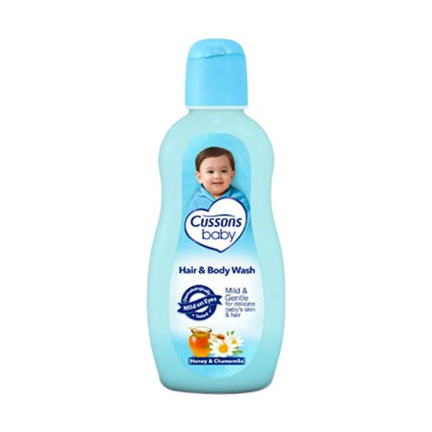 Cussons Sabun Sampo Bayi Baru Lahir Baby Mild &amp; Gentle Hair n Body Wash 200ml