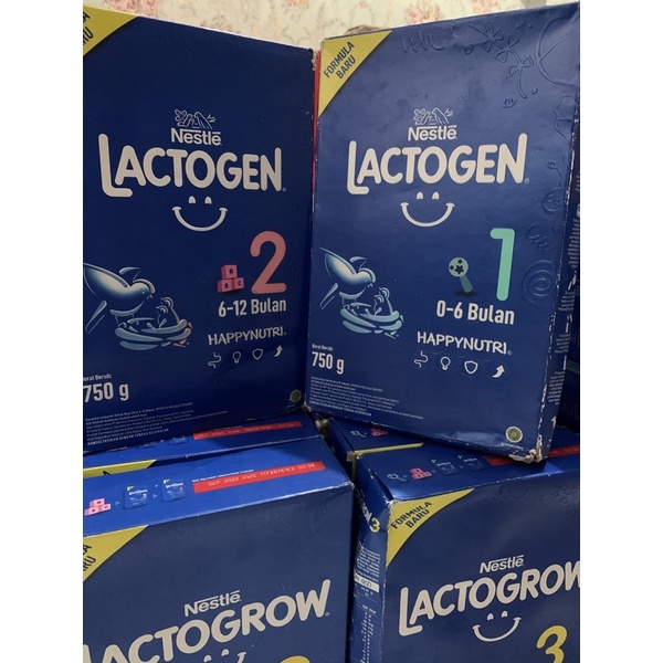 Nestlé lactogen 1 m(0-6) dan 2 (6-12) 1kg dan 750 PROMO