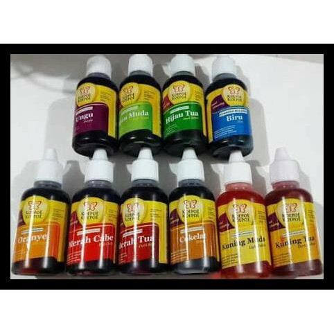 

Termurah Pewarna makanan merk Koepoe Koepoe, pewarna makanan kupu kupu - Coklat