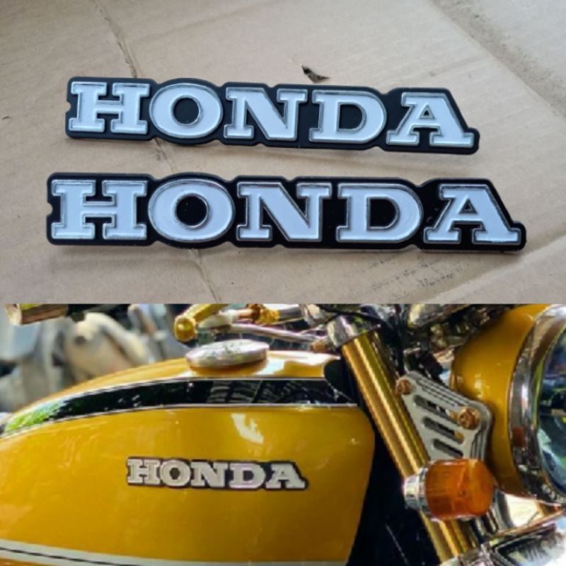 EMBLEM TANGKI HONDA CB100 125 GELATIK LOGO TANGKI CB MODEL SAYAP IMPORT