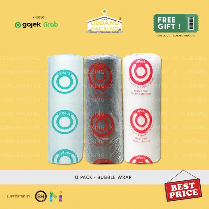 

Wraping (Gosend/Grab) U-Pack - Bubble Wrap Warna Hitam / Bening 125Cm X 50 M
