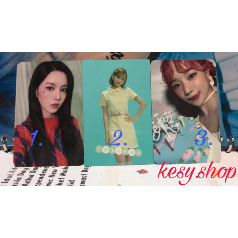 IZ*ONE Photocard /AR/ Scratch Card - Official From Album ONEIRIC Diary 3D Secret Story of swan