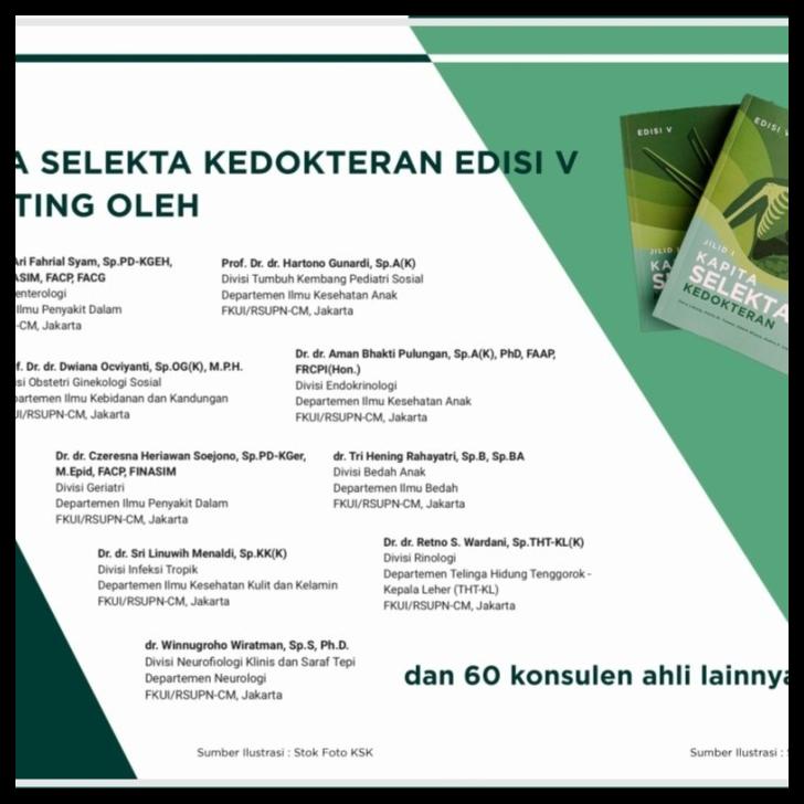 

TERBARUU!! Kapita Selekta Kedokteran Edisi 4 Revisi 2016 (Buku 1+ 2) Original SALE