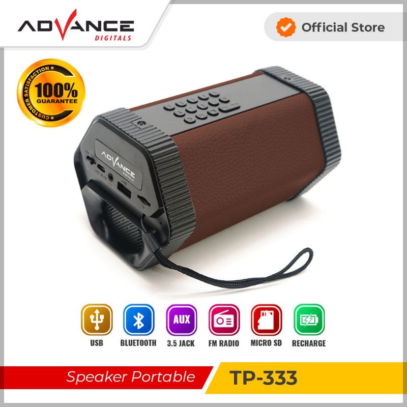 Speaker bluetooth music box advance tp 333