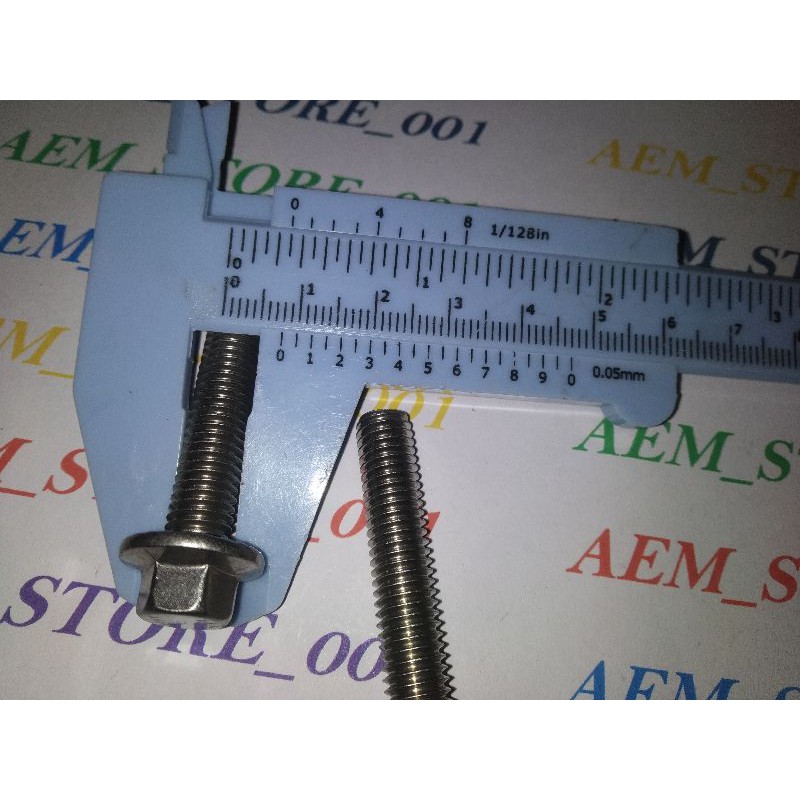 Baut flange M8 X 40 (4cm)stainless 304