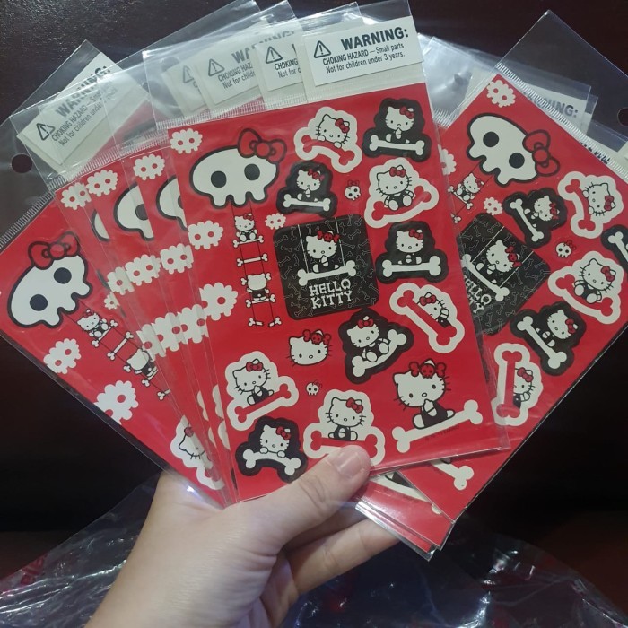

Sanrio Sticker Gambar Tempel Hello Kitty Original stationery