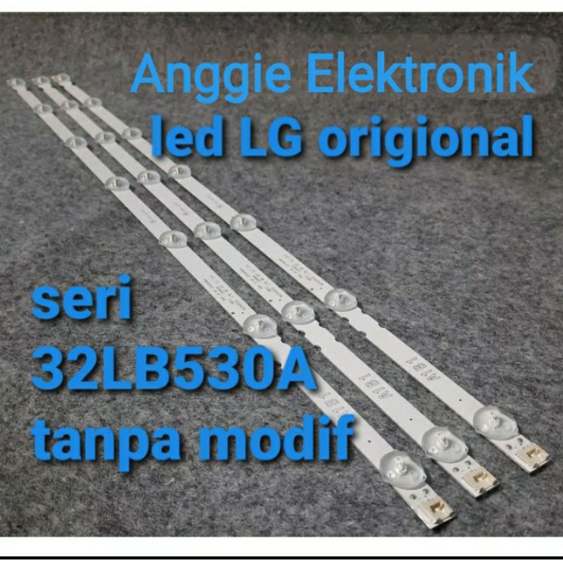 BACKLIGHT TV LED LG 32LB530A 32LB530 A BL 3V 7K LAMPU 3 VOLT 7 KANCING 32LB 32 LB 530 A BL LG 32 INC