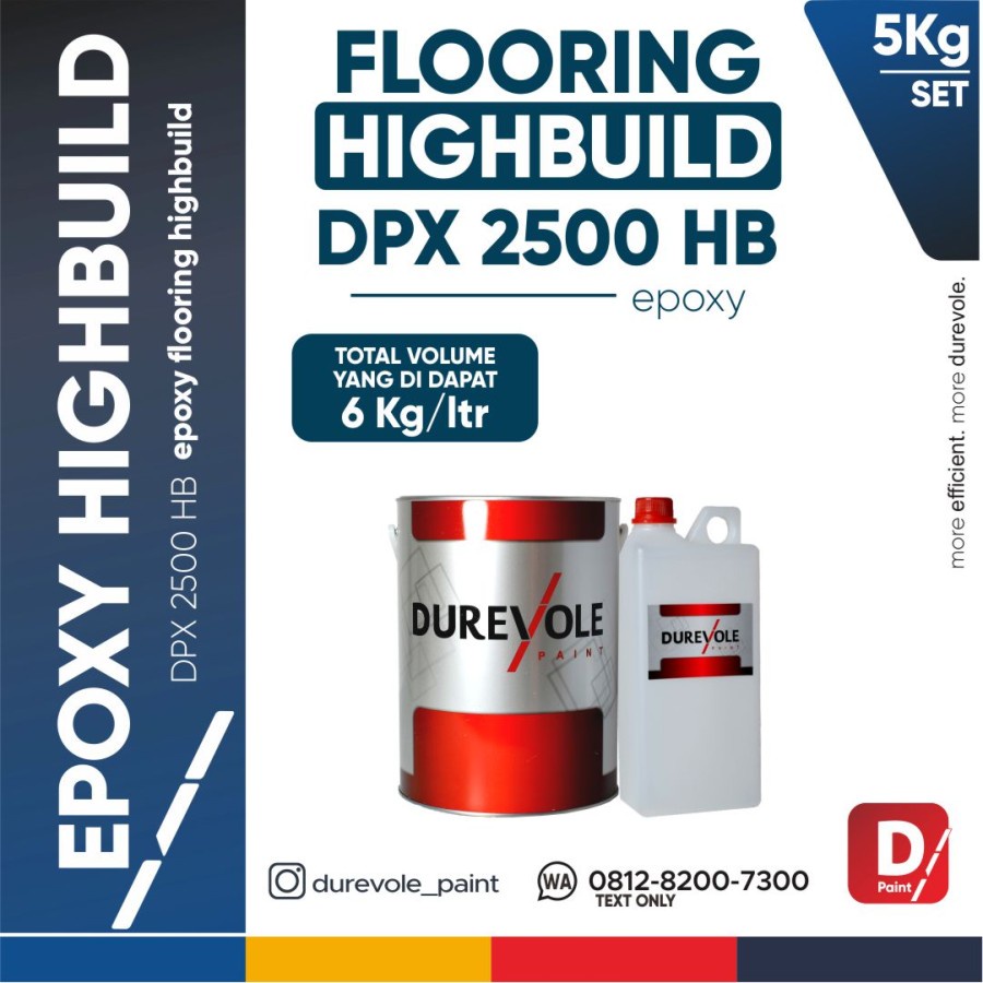 Jual DUREVOLE EPOXY HIGH BUILD DPX 2500 HB (GALON SET) Shopee Indonesia