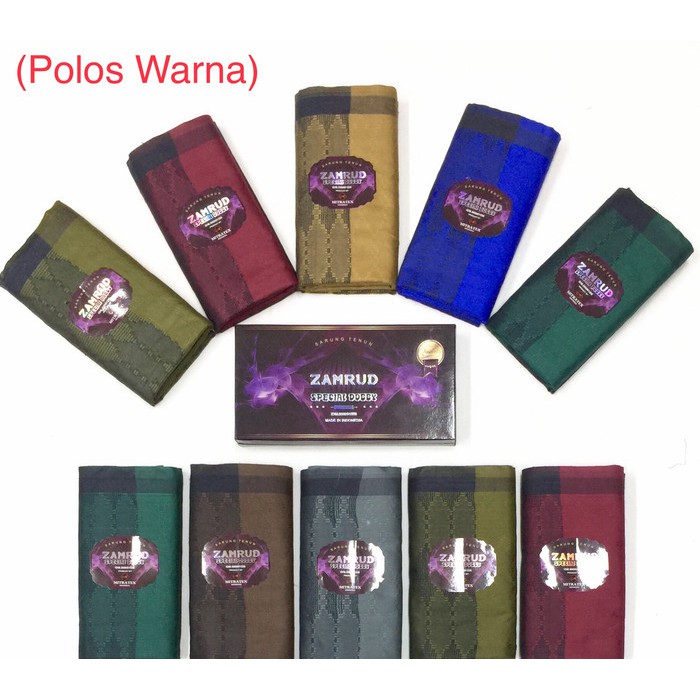 Sarung Tenun Zamrud Dobby (Grosir)