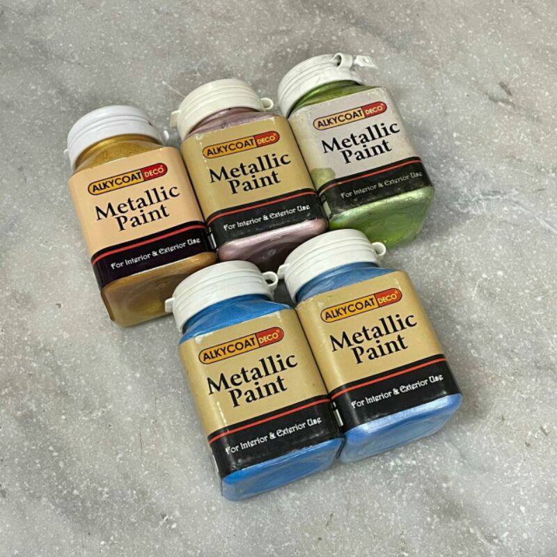 

Alkycoat - Deco Metallic Paint Cat Dekoratif Metalik 100g
