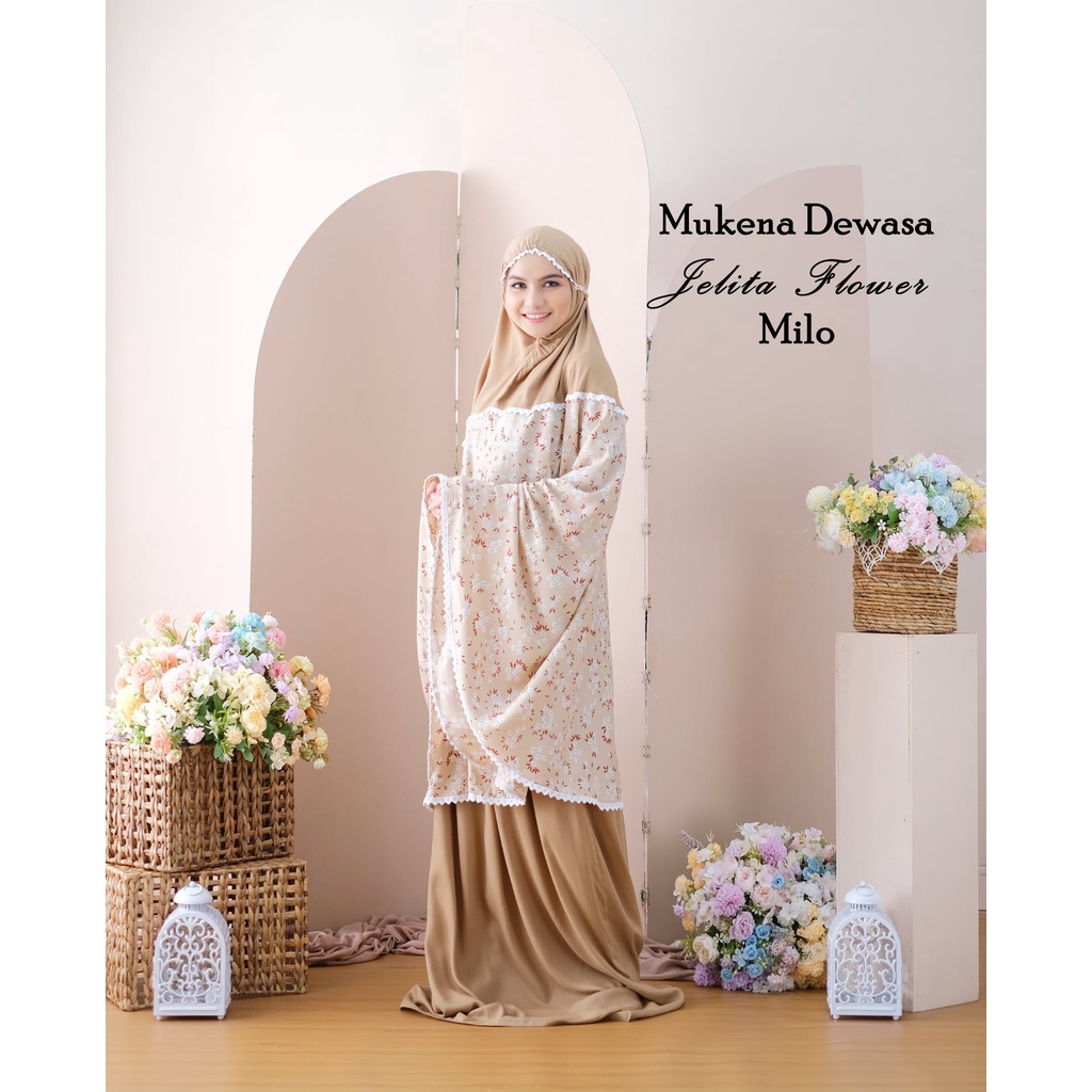 BAHAN HALUS BERKUALITAS Mukena Dewasa Putih Mukena Rayon Mukena Terusan Mukena Dewasa Terusan Mukena
