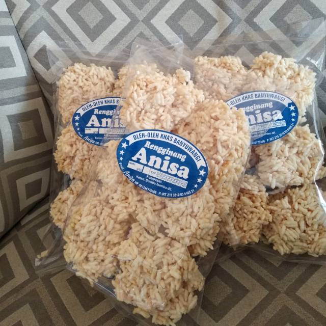 Makanan ringan rengginang oleh-oleh Banyuwangi