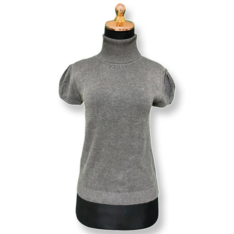 PRELOVED - Grey Knit Turtleneck