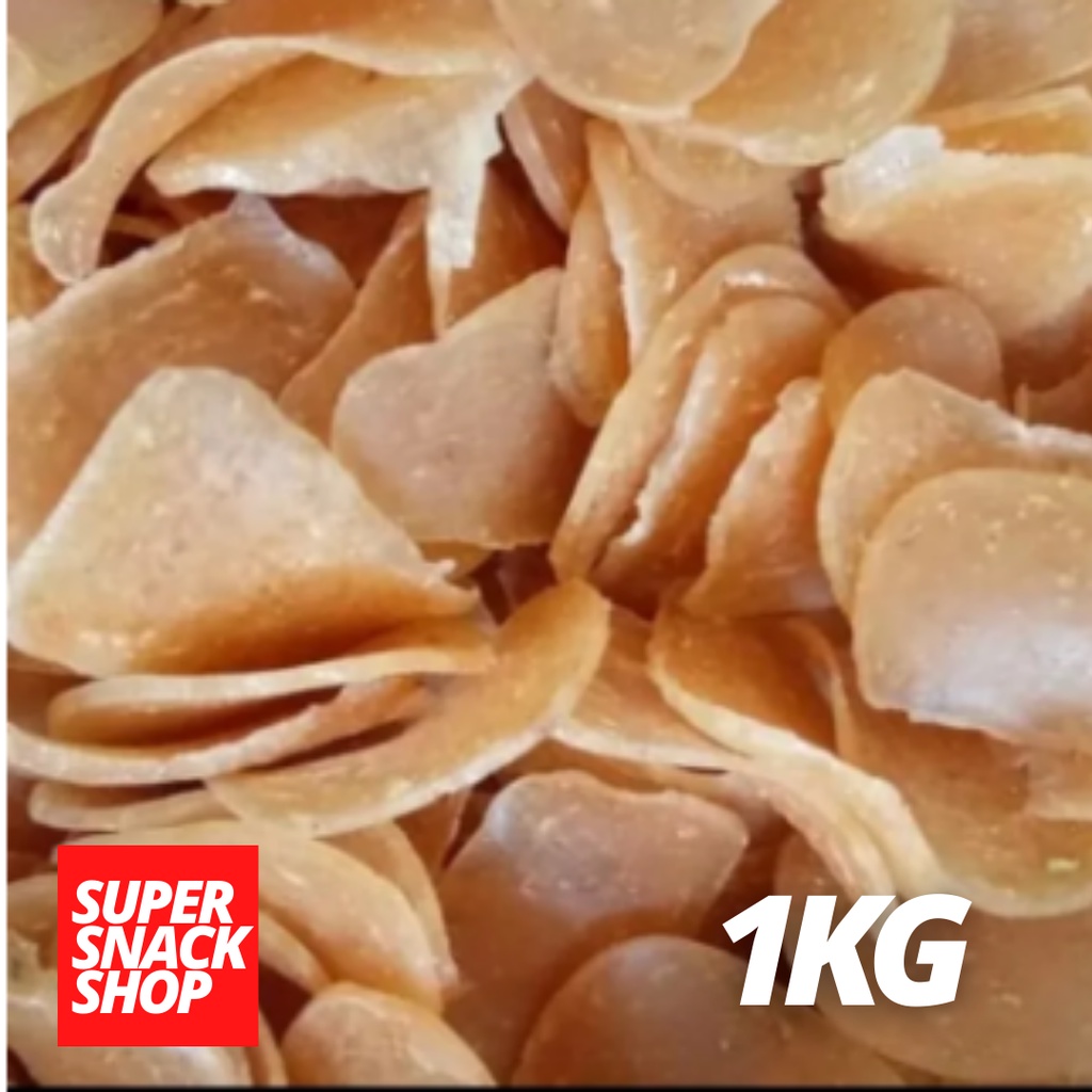 KERUPUK MEKAR MENTAH / KRUPUK KERING / KERIPIK KERUPUK UDANG TINGTING SIDOARJO 1 KG