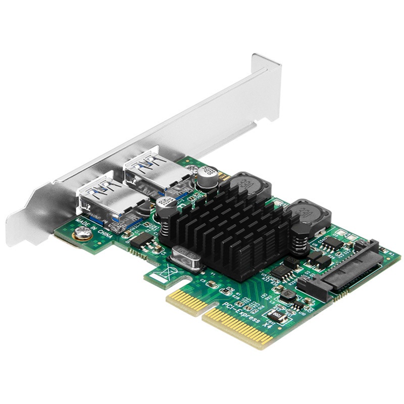 Btsg PCI-E Ke USB 3.1 Gen2 Kartu Ekspansi 2-Port PCI Untuk Express USB Add in Card Konverter Hub USB Internal Untuk Desktop