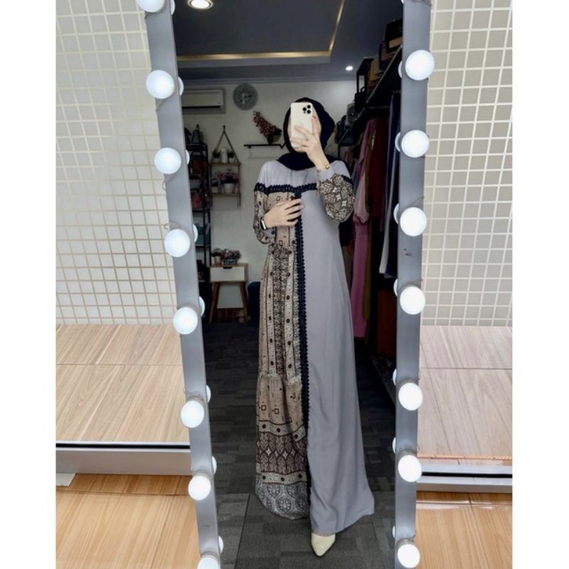 COD GAMIS REFERENSI NAWAL DRESS JAVINA