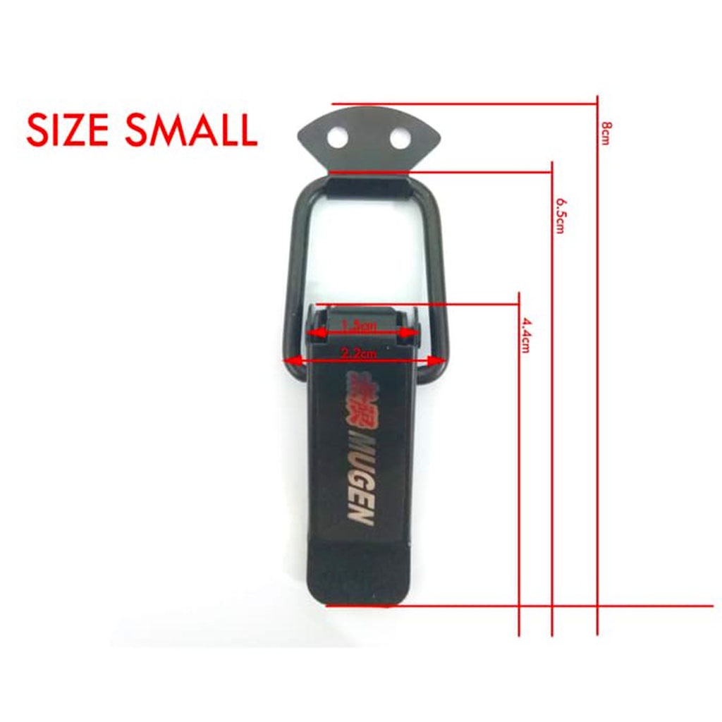 Klip Bumper JDM Small Size Universal Clip Bumper Quick Release Rilis Cepat Sepasang 2PCS - Klip Variasi Mobil Klip Bumper Variasi Clip Bumper Universal Bumper Copot Variasi Clip Bumper Racing Variasi Kancing Bemper Pengait Klem Body Mobil